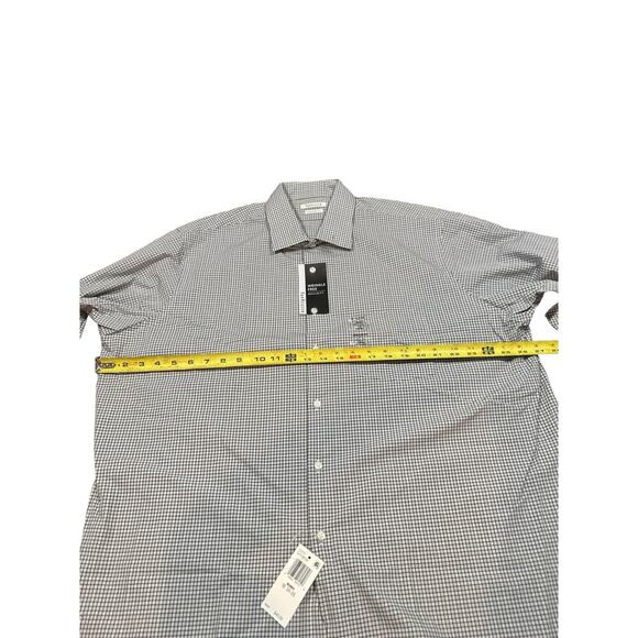 Van Heusen Checked Multicolor Shirt Size 18 34/35 Wrinkle Free Regular Fit NWT - Picture 7 of 15